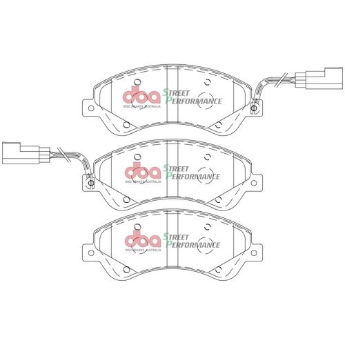 DBA DB1967SP Street Performance Brake Pad Set Front