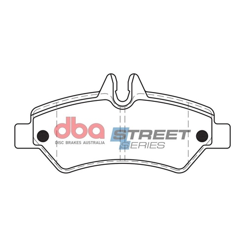 DBA DB1972SS Street Series Brake Pad Set Rear