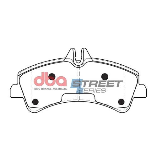 DBA DB1975SS Street Series Brake Pad Set Rear