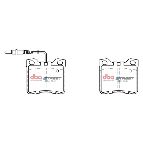DBA DB1988SS Street Series Brake Pad Set Rear