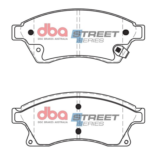 DBA DB1989SS Street Series Brake Pad Set Front