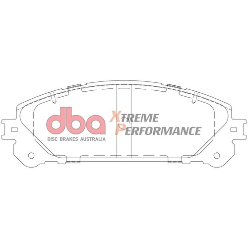 DBA DB2004XP Xtreme Performance Brake Pad Set Front