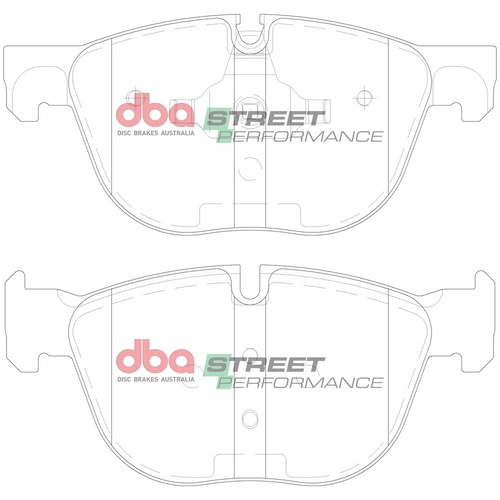 DBA DB2006SP Street Performance Brake Pad Set Front