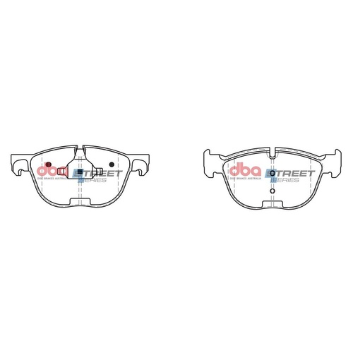 DBA DB2006SS Street Series Brake Pad Set Front