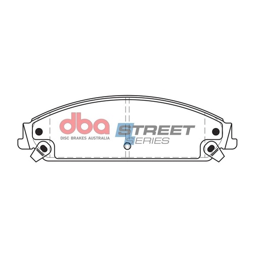 DBA DB2008SS Street Series Brake Pad Set Front