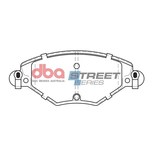 DBA DB2016SS Street Series Brake Pad Set Front