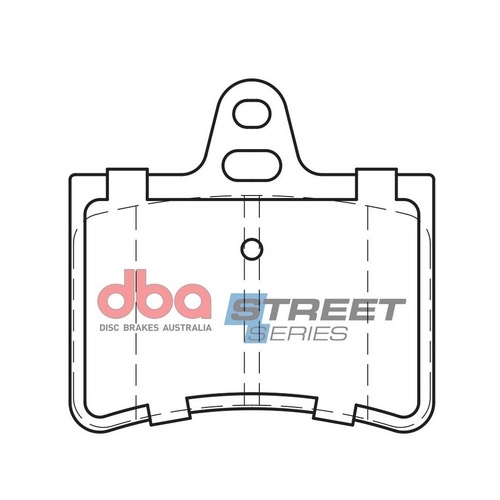 DBA DB2017SS Street Series Brake Pad Set Rear