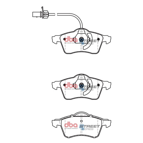 DBA DB2031SS Street Series Brake Pad Set Front