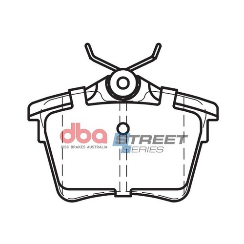 DBA DB2033SS Street Series Brake Pad Set Rear