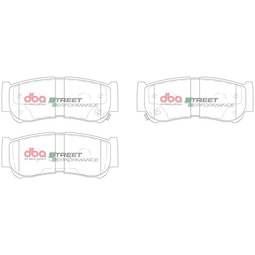 DBA DB2035SP Street Performance Brake Pad Set Rear