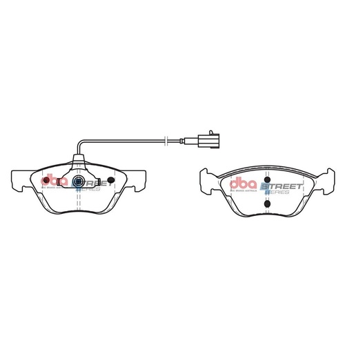 DBA DB2037SS Street Series Brake Pad Set Front