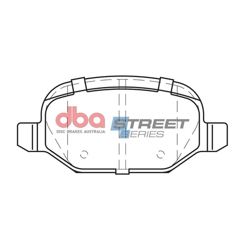 DBA DB2039SS Street Series Brake Pad Set Rear