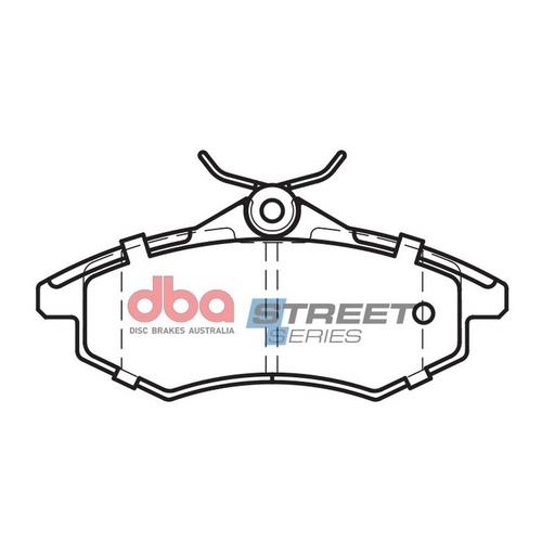 DBA DB2042SS Street Series Brake Pad Set Front