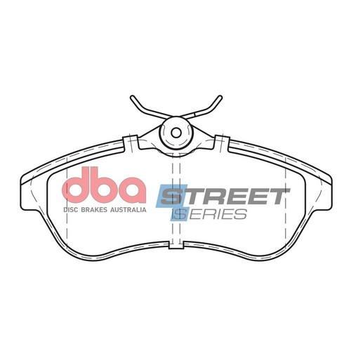 DBA DB2043SS Street Series Brake Pad Set Front