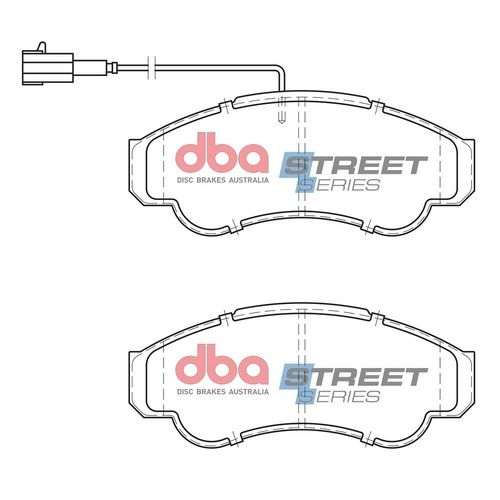 DBA DB2045SS Street Series Brake Pad Set Front