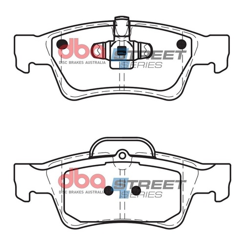 DBA DB2049SS Street Series Brake Pad Set Rear