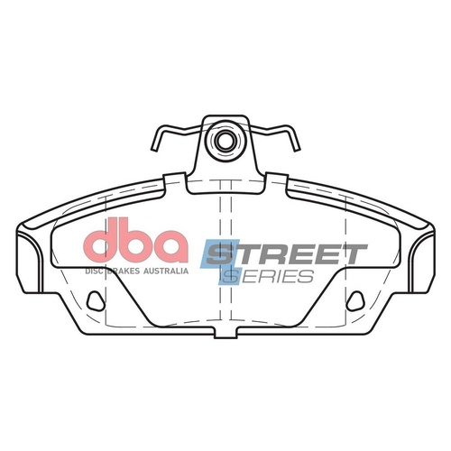 DBA DB2053SS Street Series Brake Pad Set Front