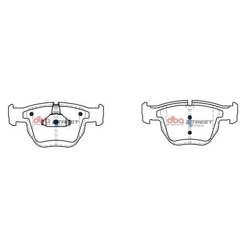 DBA DB2054SS Street Series Brake Pad Set Front