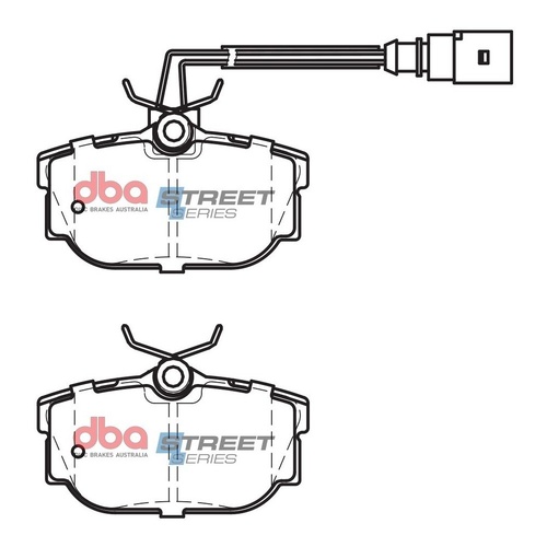 DBA DB2055SS Street Series Brake Pad Set Rear