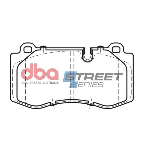 DBA DB2057SS Street Series Brake Pad Set Front