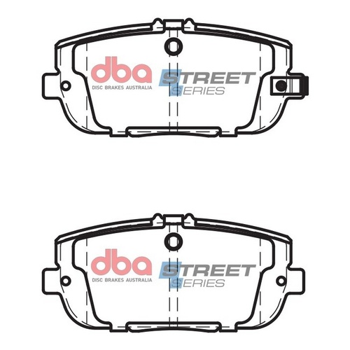 DBA DB2064SS Street Series Brake Pad Set Rear