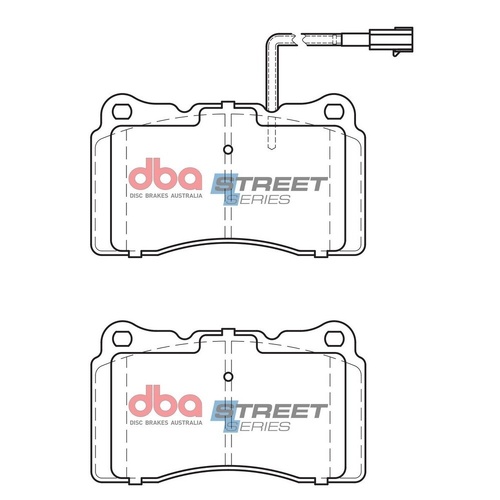 DBA DB2067SS Street Series Brake Pad Set Front