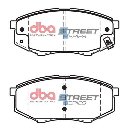 DBA DB2072SS Street Series Brake Pad Set Front
