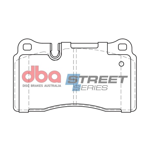 DBA DB2073SS Street Series Brake Pad Set Front