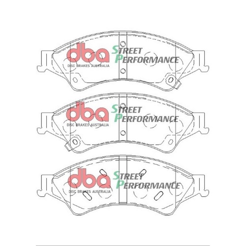 DBA DB2074SP Street Performance Brake Pad Set Front