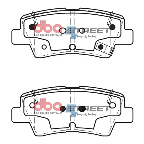 DBA DB2076SS Street Series Brake Pad Set Rear