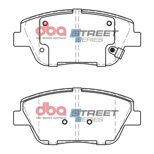DBA DB2089SS Street Series Brake Pad Set Front