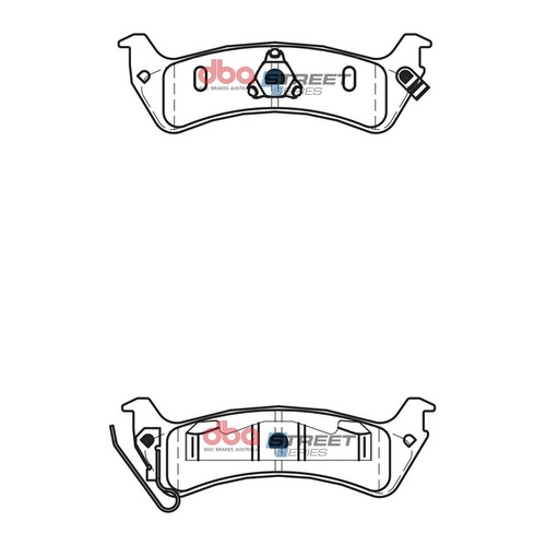 DBA DB2093SS Street Series Brake Pad Set
