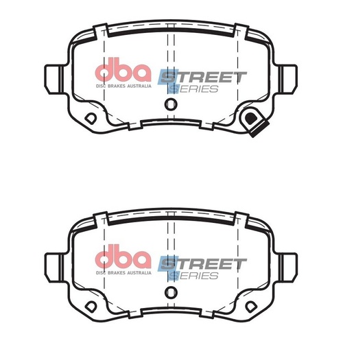 DBA DB2152SS Street Series Brake Pad Set Rear