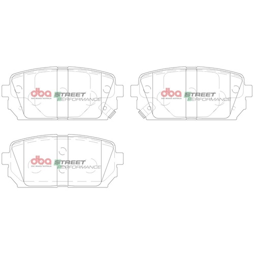 DBA DB2175SP Street Performance Brake Pad Set Rear