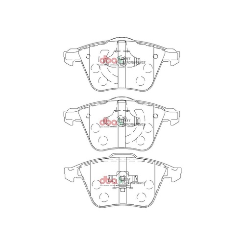 DBA DB2176SP Street Performance Brake Pad Set Front