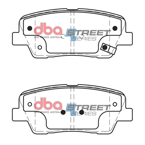 DBA DB2178SS Street Series Brake Pad Set Rear