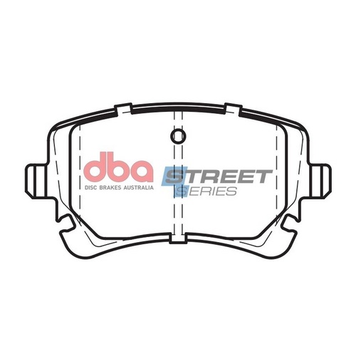 DBA DB2192SS Street Series Brake Pad Set Rear