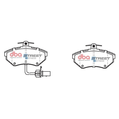 DBA DB2193SS Street Series Brake Pad Set Front