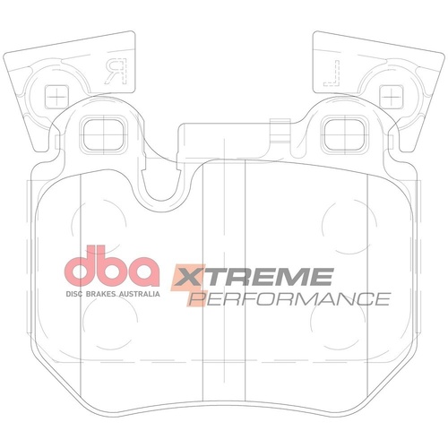 DBA DB2196XP Xtreme Performance Brake Pad Set Rear