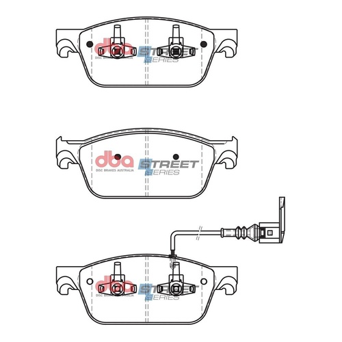 DBA DB2200SS Street Series Brake Pad Set Front