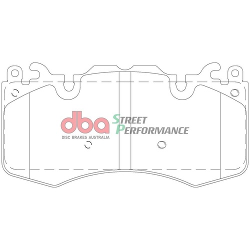 DBA DB2204SP Street Performance Brake Pad Set Front