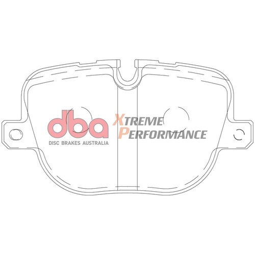 DBA DB2207XP Xtreme Performance Brake Pad Set Rear