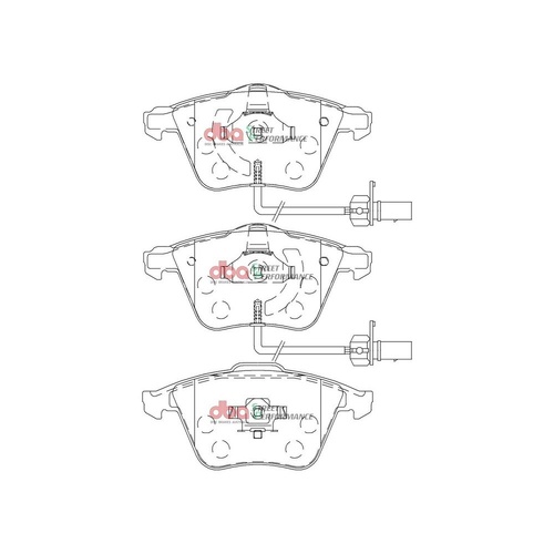 DBA DB2210SP Street Performance Brake Pad Set Front
