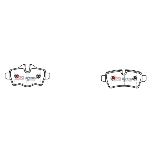 DBA DB2214SS Street Series Brake Pad Set Rear
