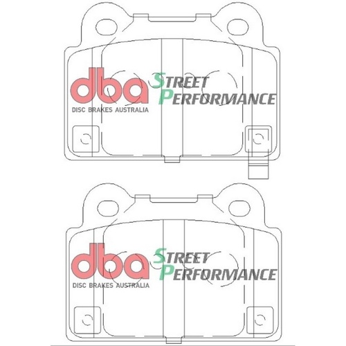 DBA DB2215SP Street Performance Brake Pad Set Rear