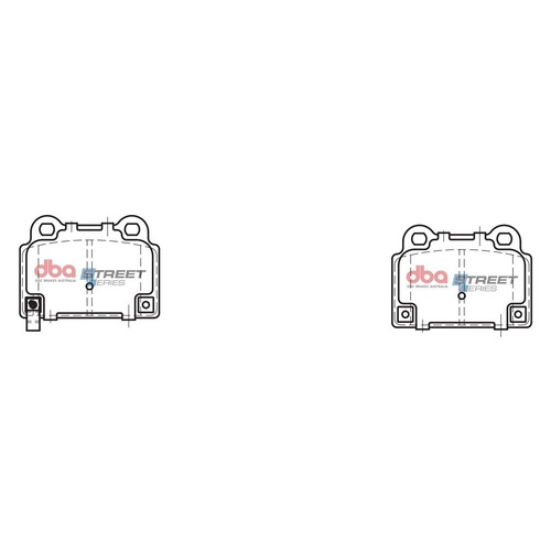 DBA DB2215SS Street Series Brake Pad Set Rear