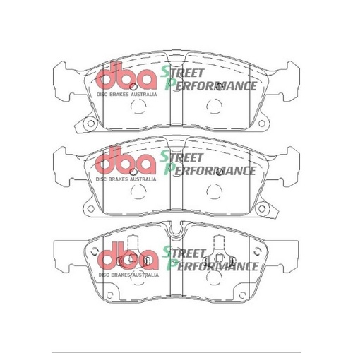 DBA DB2216SP Street Performance Brake Pad Set Front