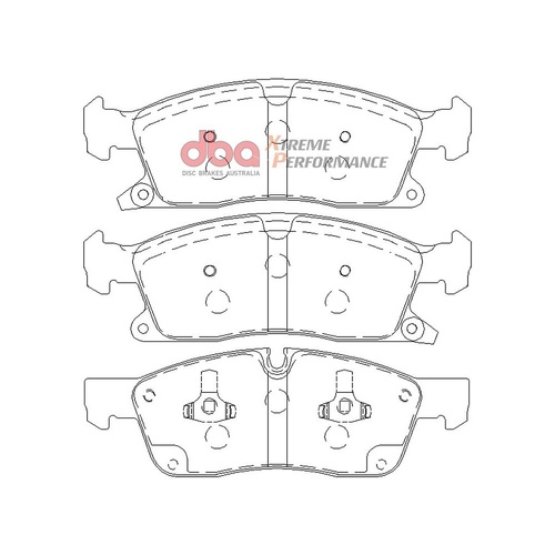 DBA DB2216XP Xtreme Performance Brake Pad Set Front