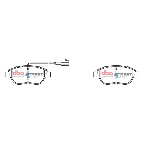 DBA DB2219SS Street Series Brake Pad Set Front