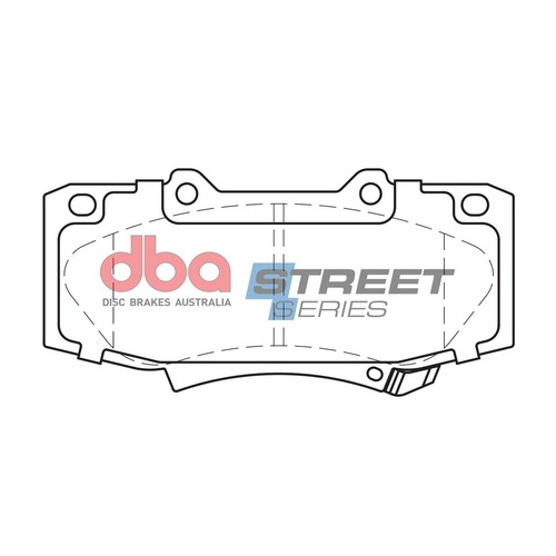 DBA DB2221SS Street Series Brake Pad Set Front